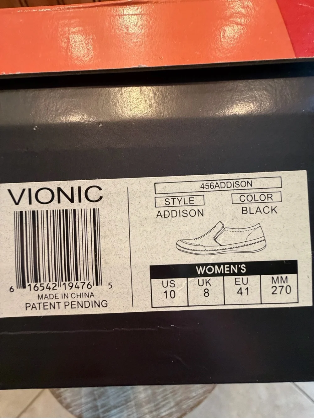 Vionic Black Women's Leather Slip-On Loafers 2